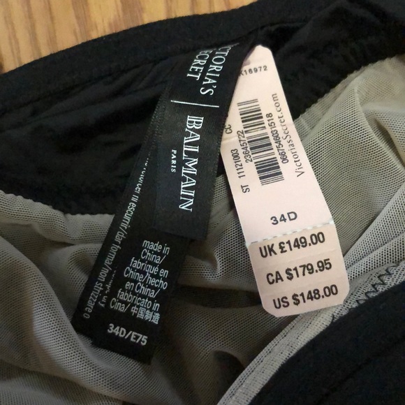 Victoria’s Secret x Balmain Fishnet Teddy. BNWT - Picture 5 of 8